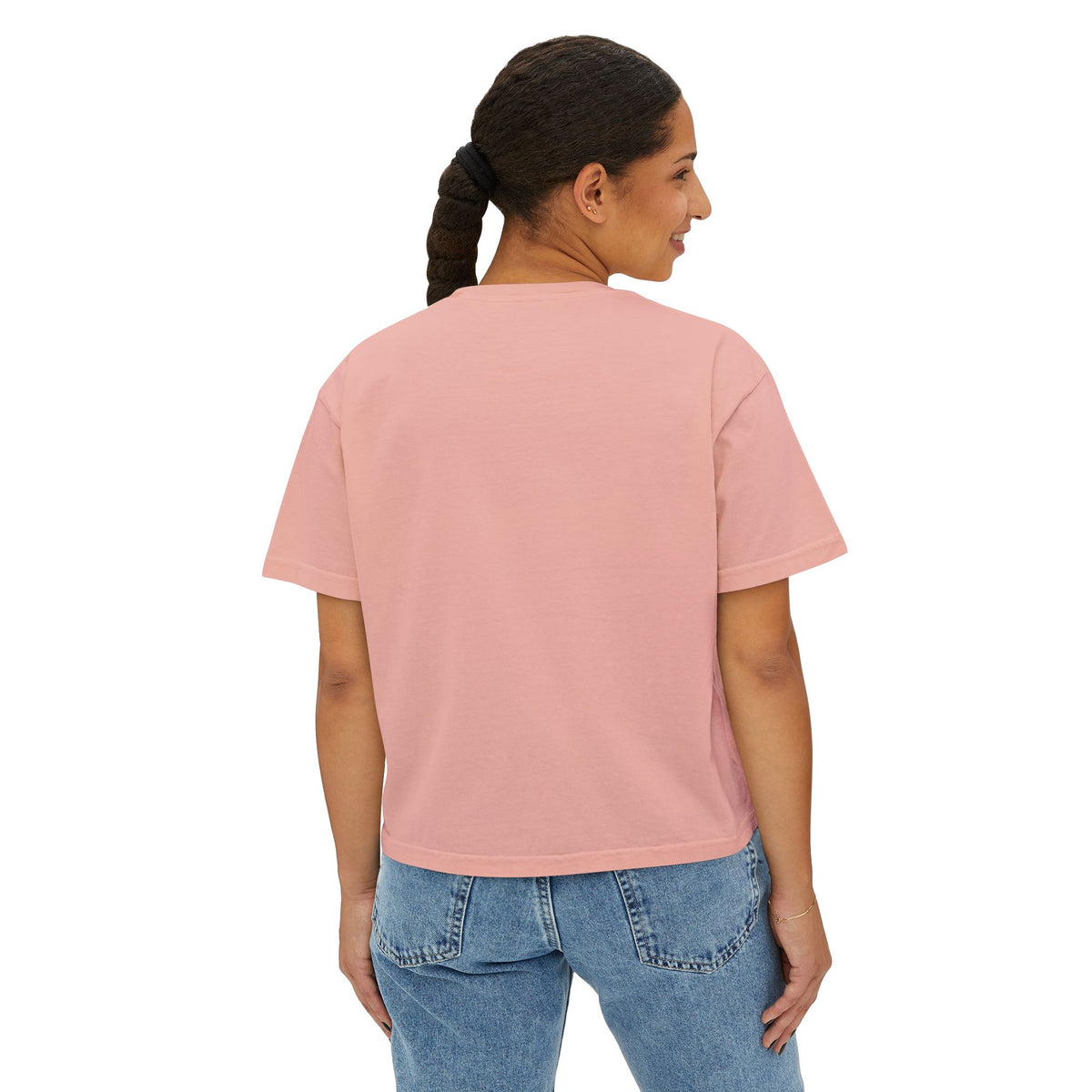 Track Mom Boxy Tee — "I Used To Be Fast Now I Just Yell Splits" Comfort Colors