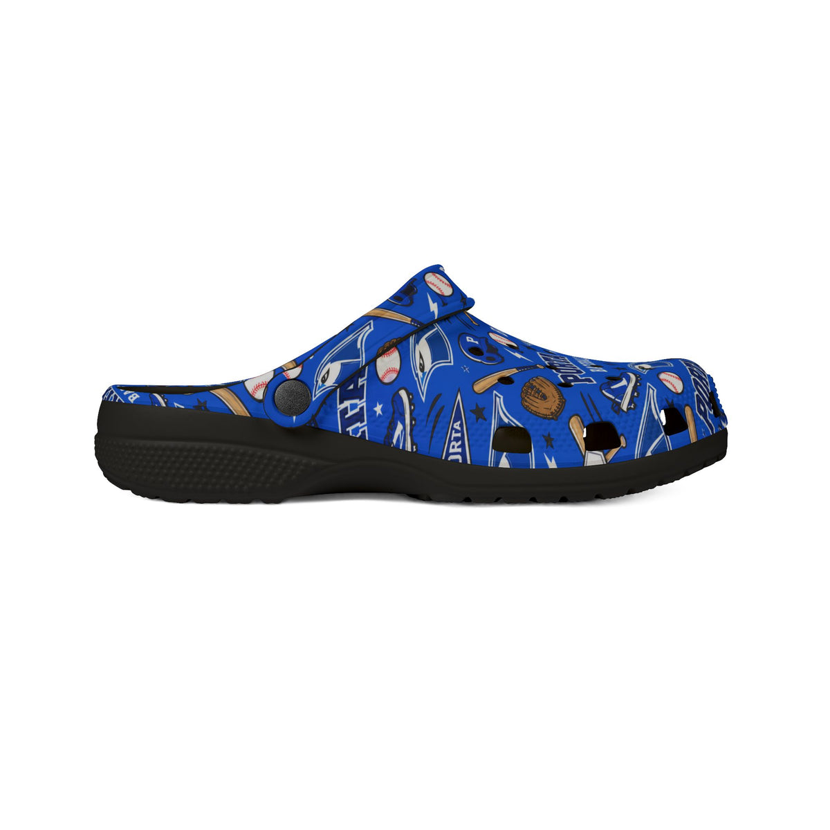 Adult size PORTA Baseball Pattern EVA Foam Clogs