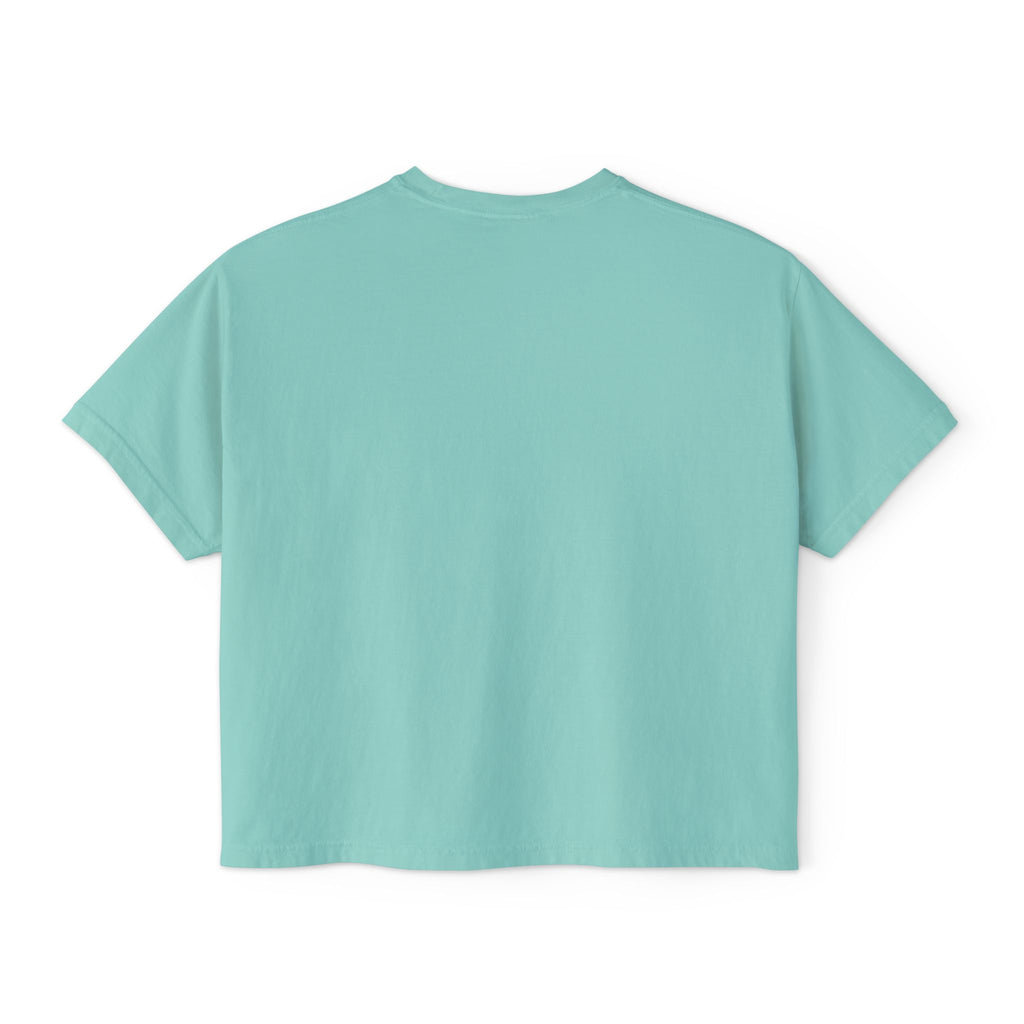 Track Mom Boxy Tee — "I Used To Be Fast Now I Just Yell Splits" Comfort Colors