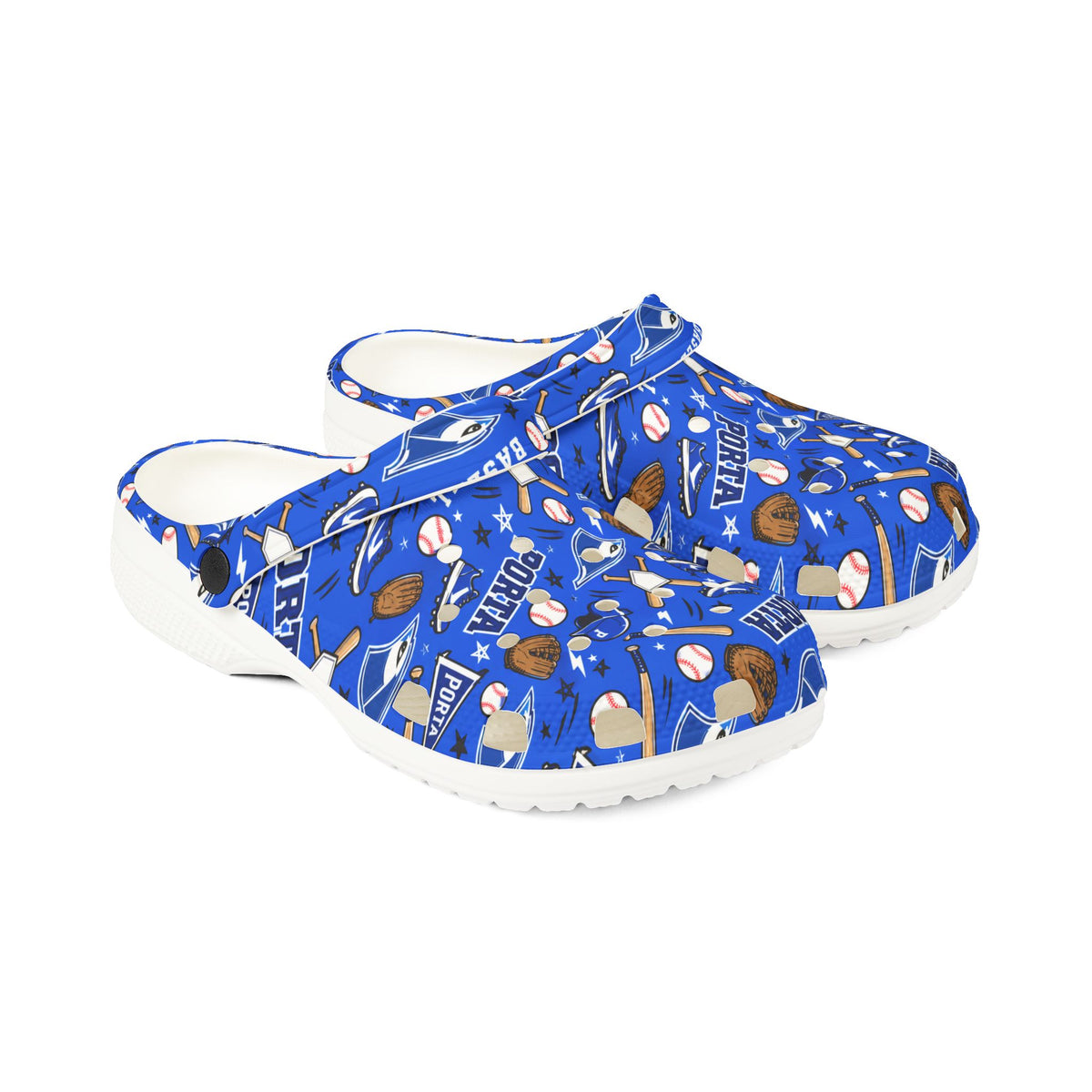 PORTA BASEBALL EVA Foam Rubber Shoes (AOP)