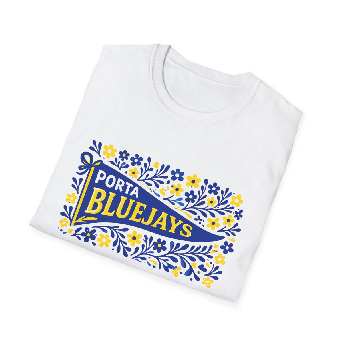Porta Bluejays Floral Pennant T-Shirt