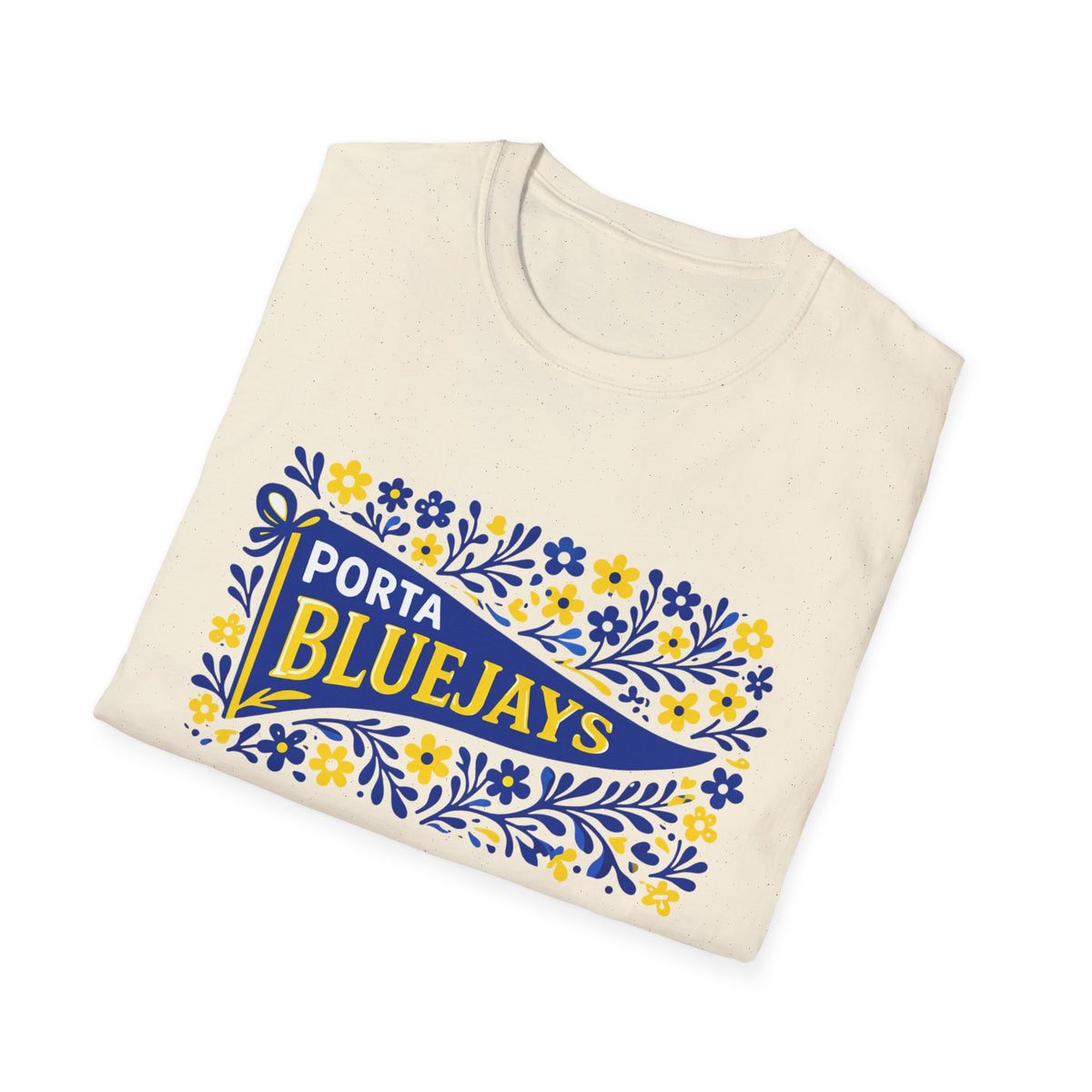 Porta Bluejays Floral Pennant T-Shirt