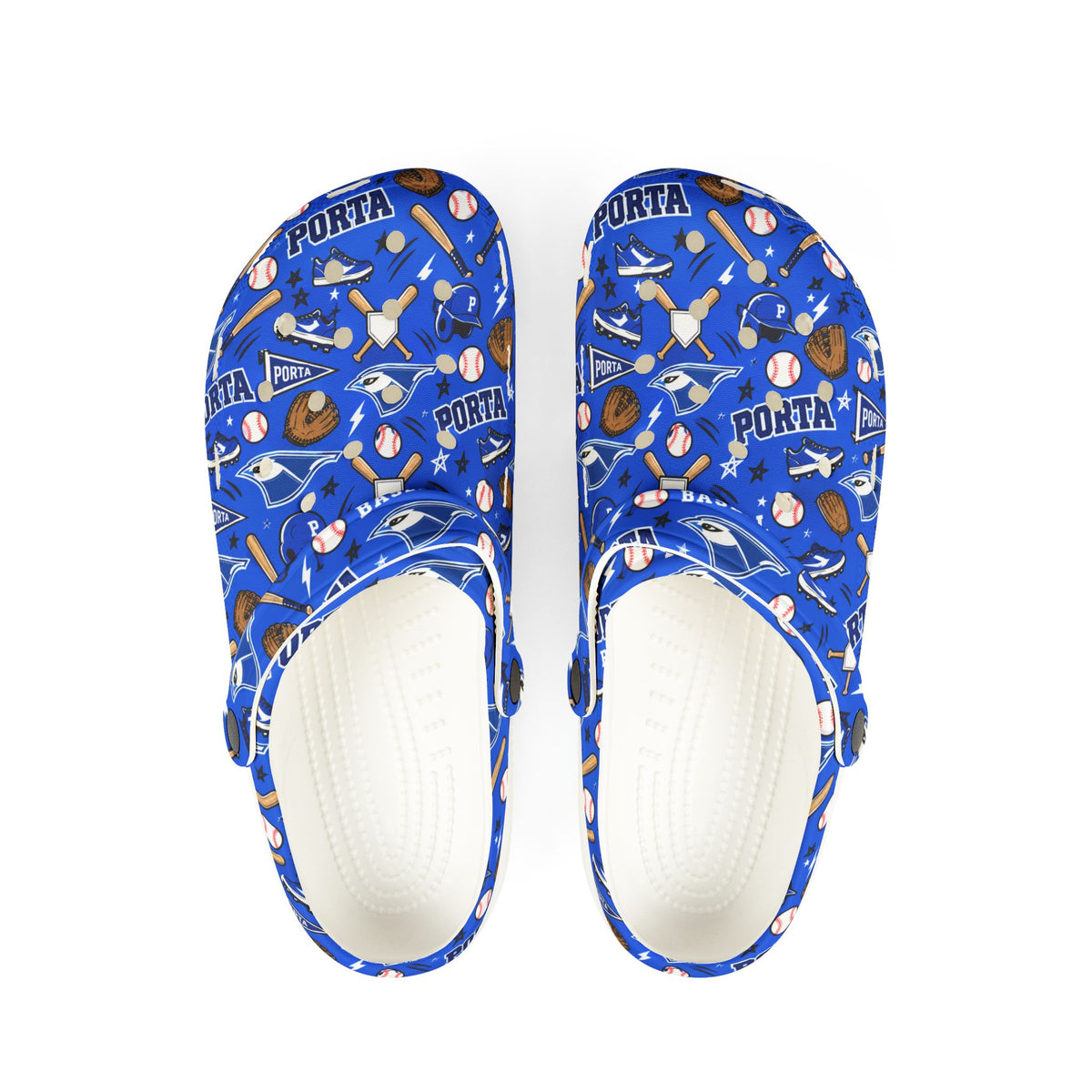 PORTA BASEBALL EVA Foam Rubber Shoes (AOP)
