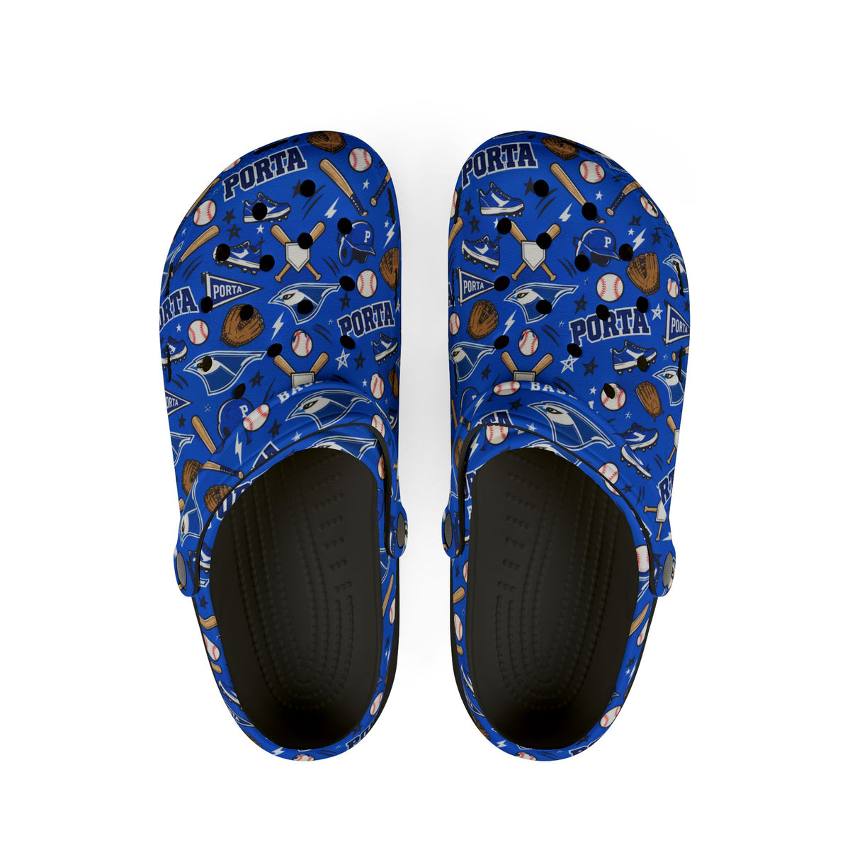 PORTA BASEBALL EVA Foam Rubber Shoes (AOP)
