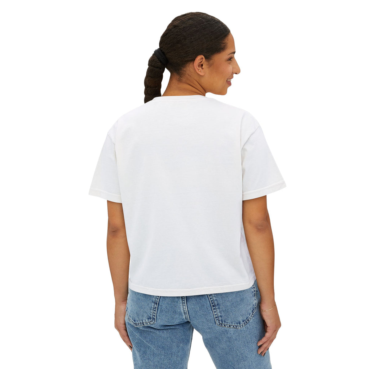 Track Mom Boxy Tee — "I Used To Be Fast Now I Just Yell Splits" Comfort Colors