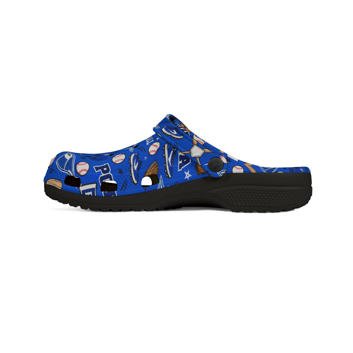 Adult size PORTA Baseball Pattern EVA Foam Clogs