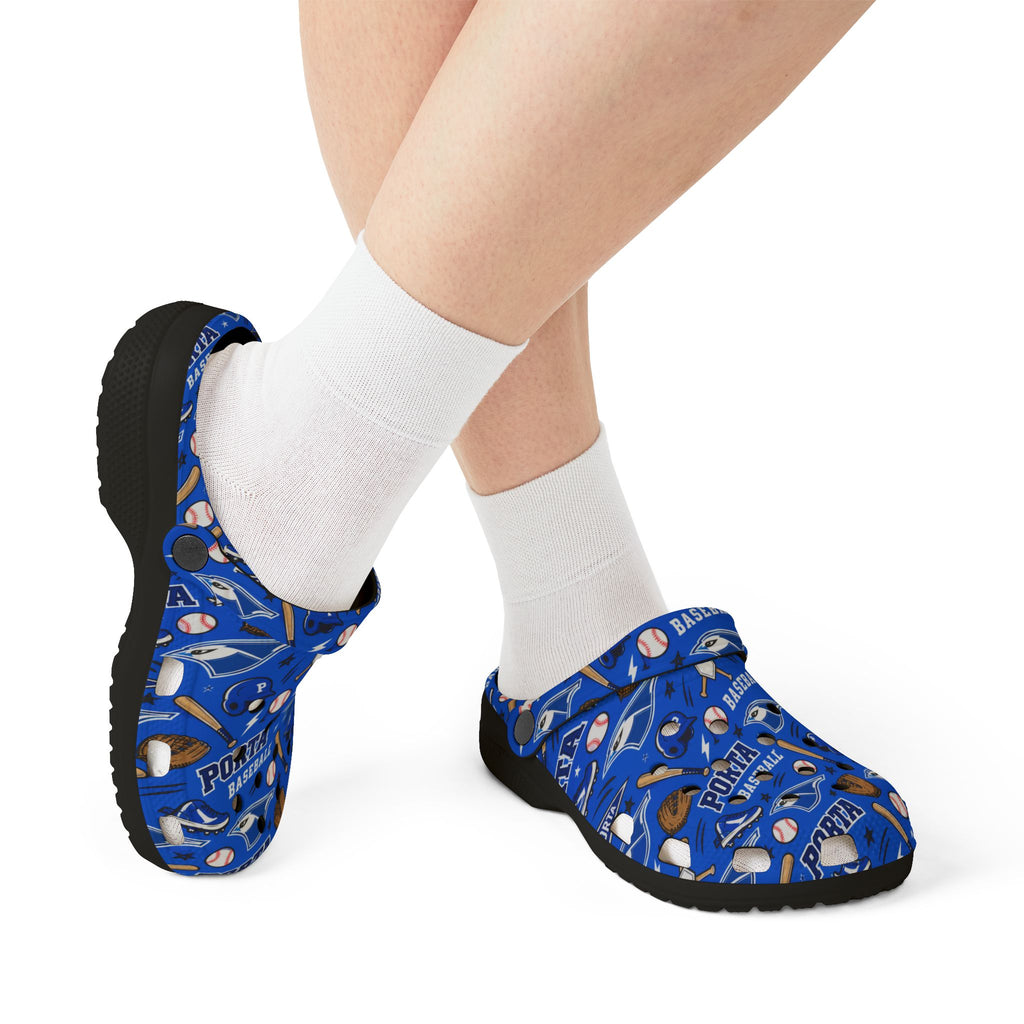 Adult size PORTA Baseball Pattern EVA Foam Clogs
