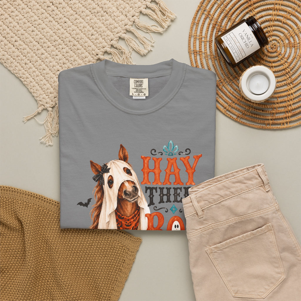 Halloween Hay There Boo!- Comfort Colors