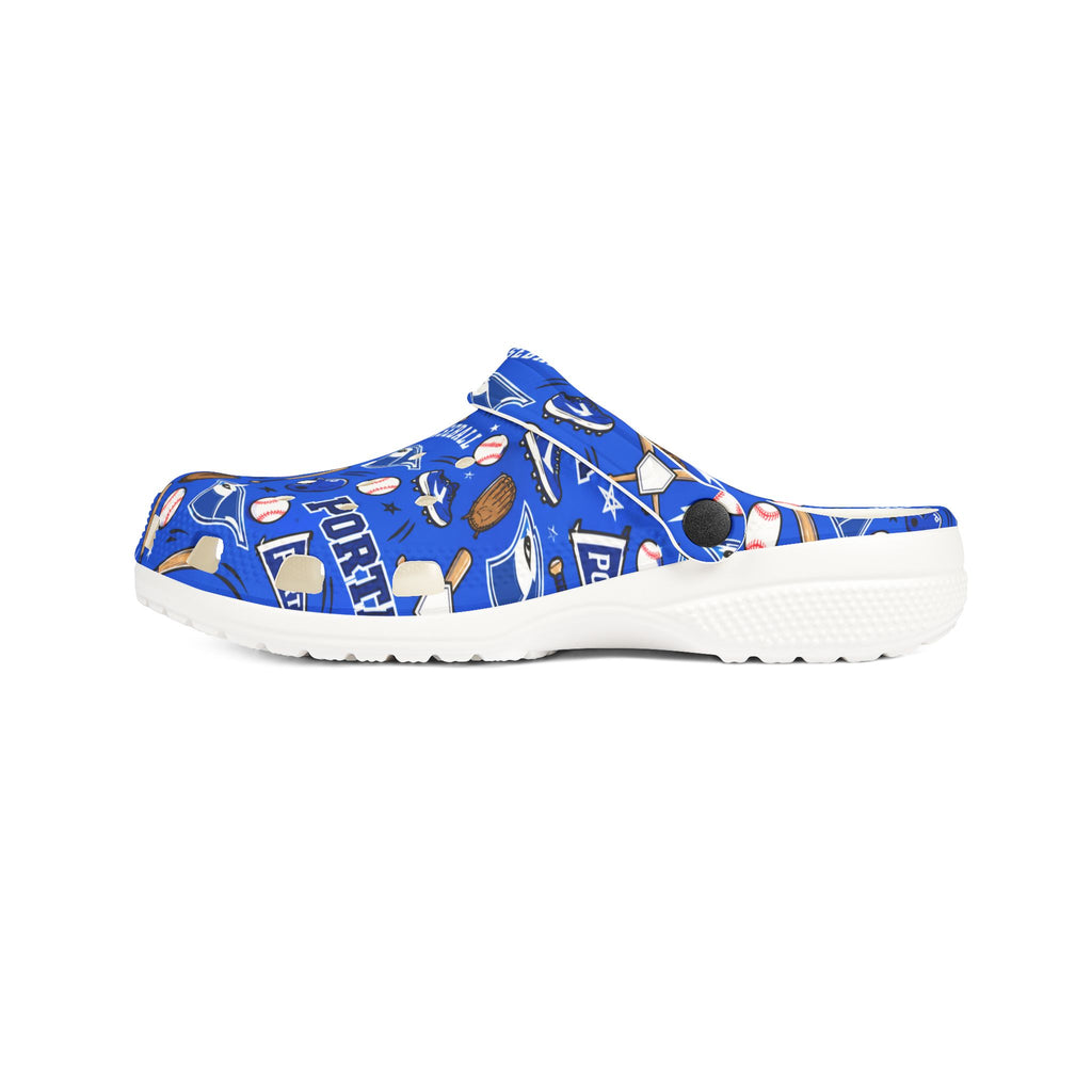 Adult size PORTA Baseball Pattern EVA Foam Clogs