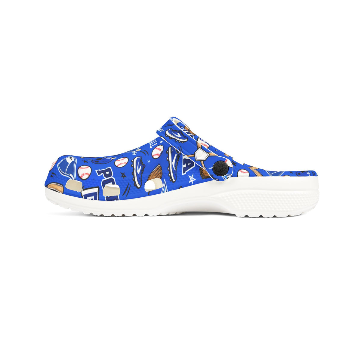 Adult size PORTA Baseball Pattern EVA Foam Clogs