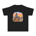 Sunset barrel racer Youth Tee | Barrel Racing Sunset Western