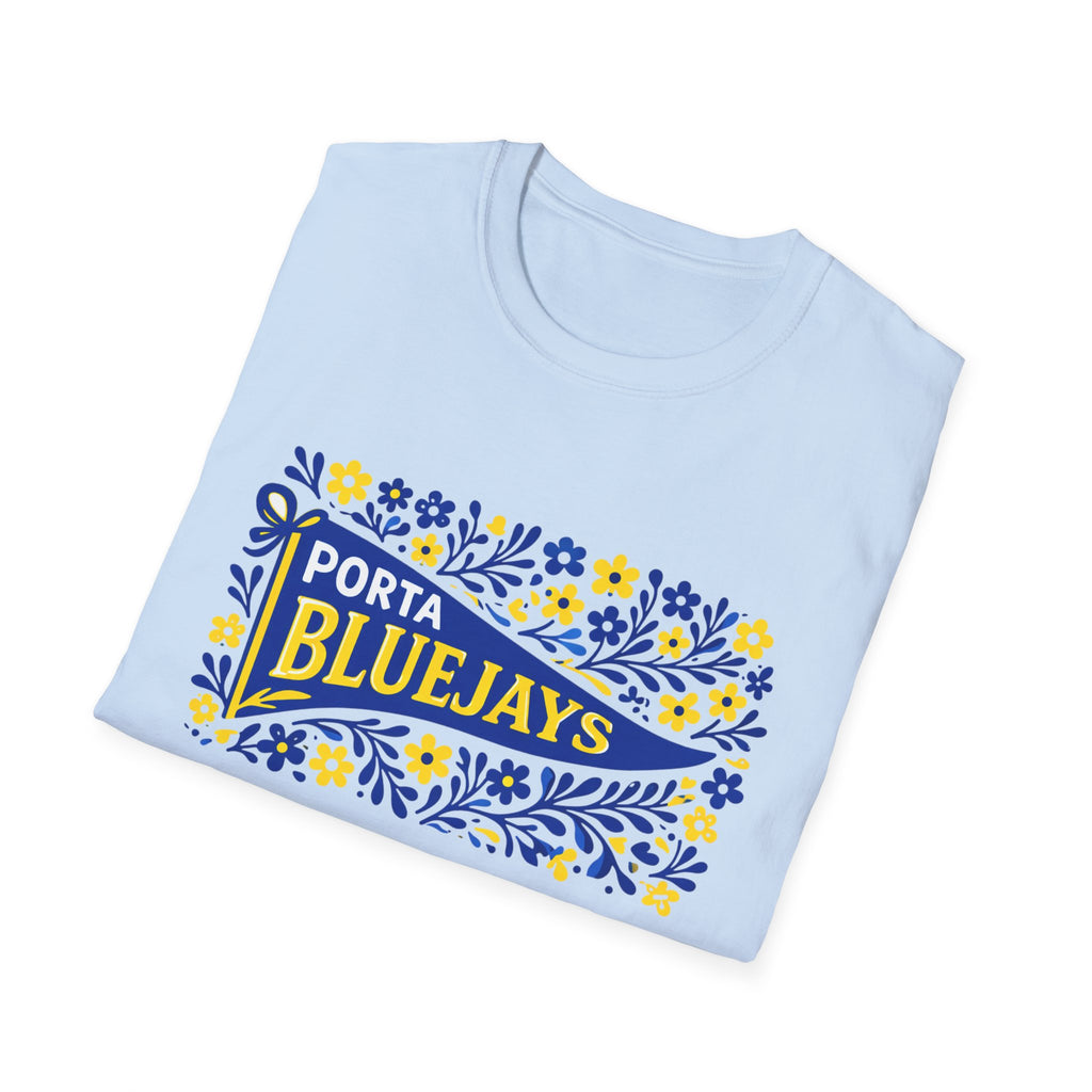 Porta Bluejays Floral Pennant T-Shirt