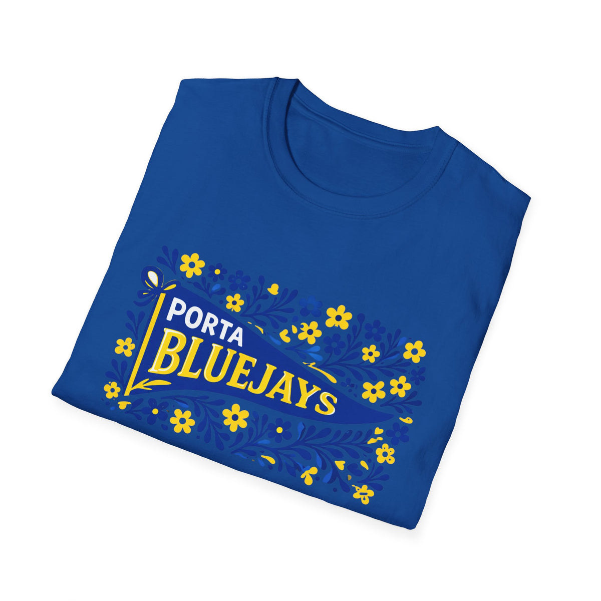 Porta Bluejays Floral Pennant T-Shirt