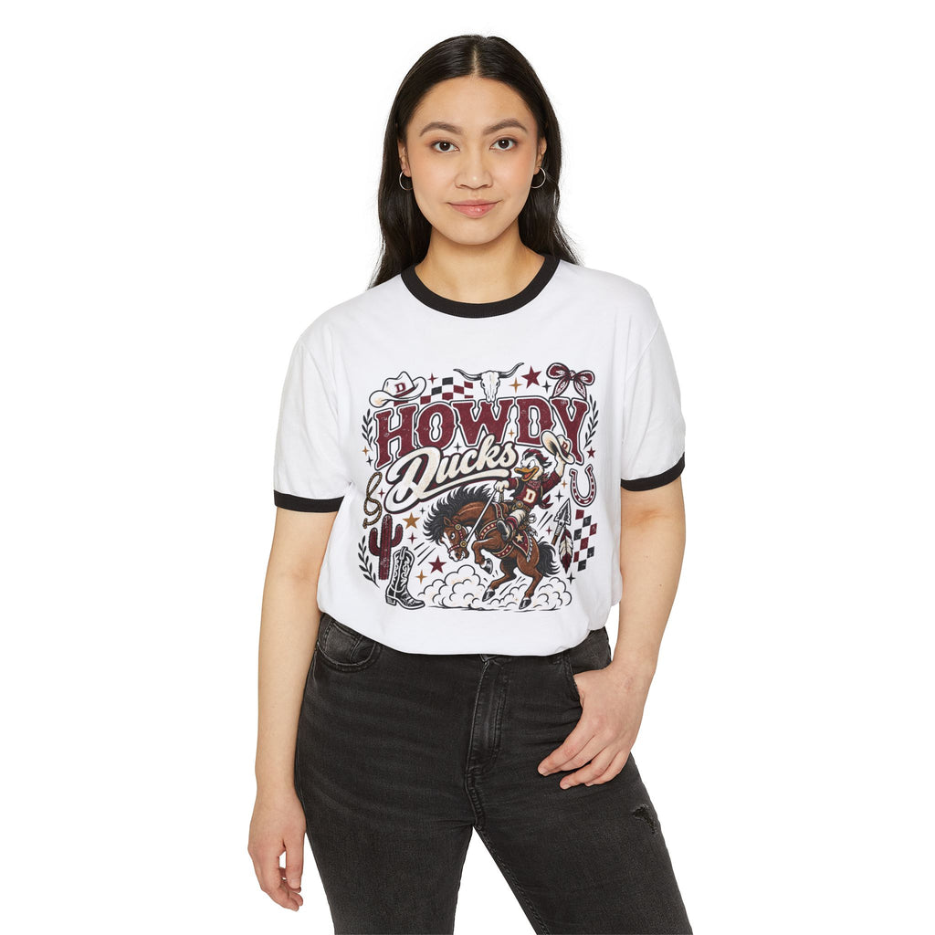 Howdy Ducks Western Cowboy T-Shirt