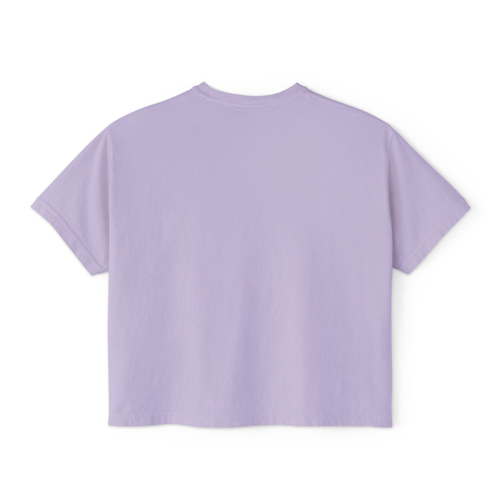 Track Mom Boxy Tee — "I Used To Be Fast Now I Just Yell Splits" Comfort Colors