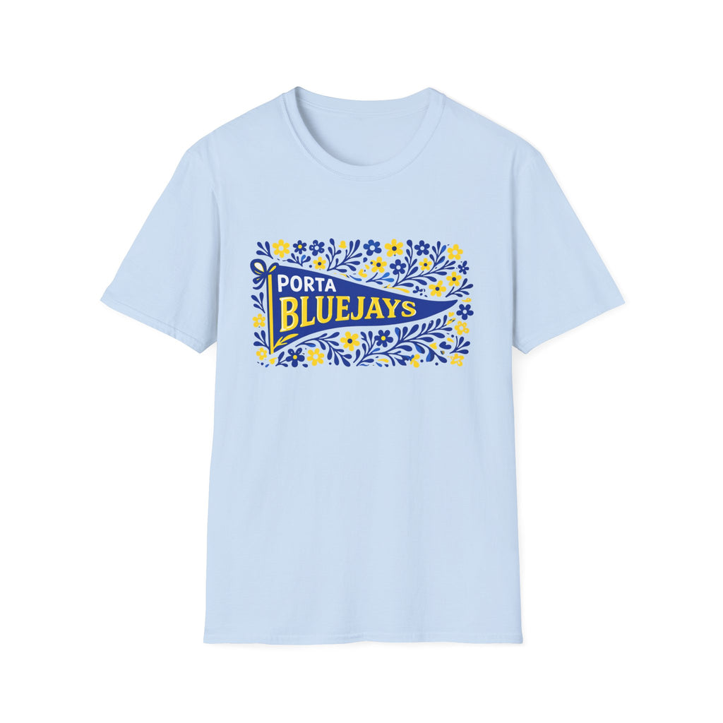 Porta Bluejays Floral Pennant T-Shirt