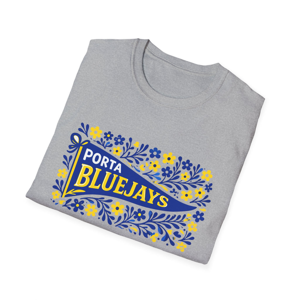 Porta Bluejays Floral Pennant T-Shirt