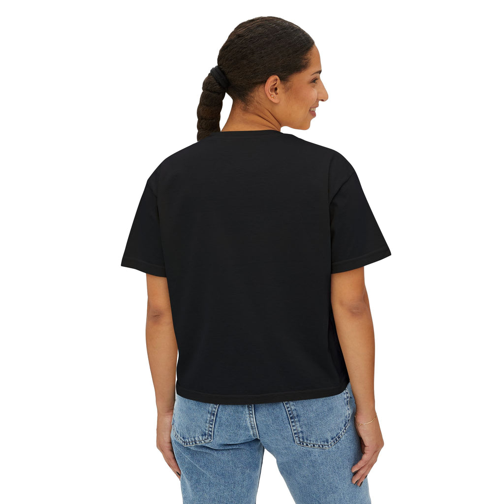 Track Mom Boxy Tee — "I Used To Be Fast Now I Just Yell Splits" Comfort Colors