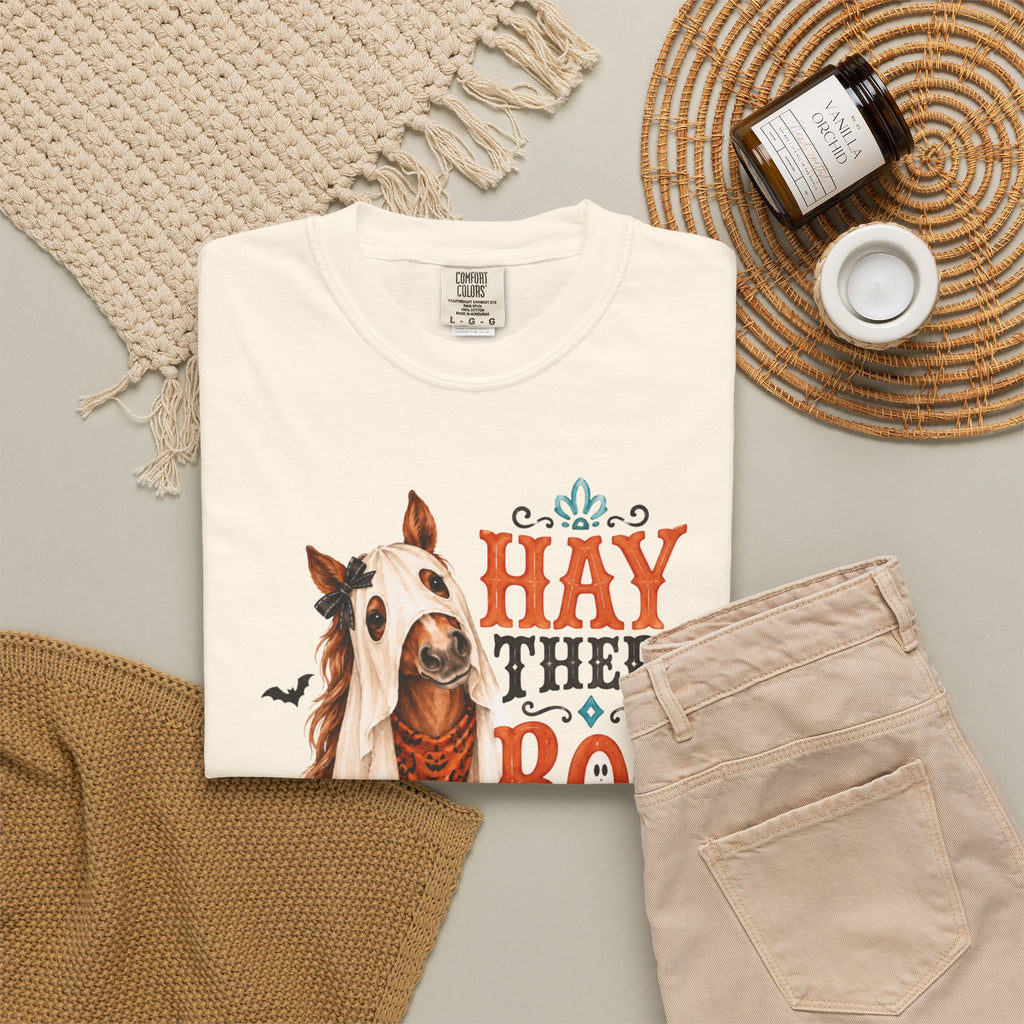 Halloween Hay There Boo!- Comfort Colors