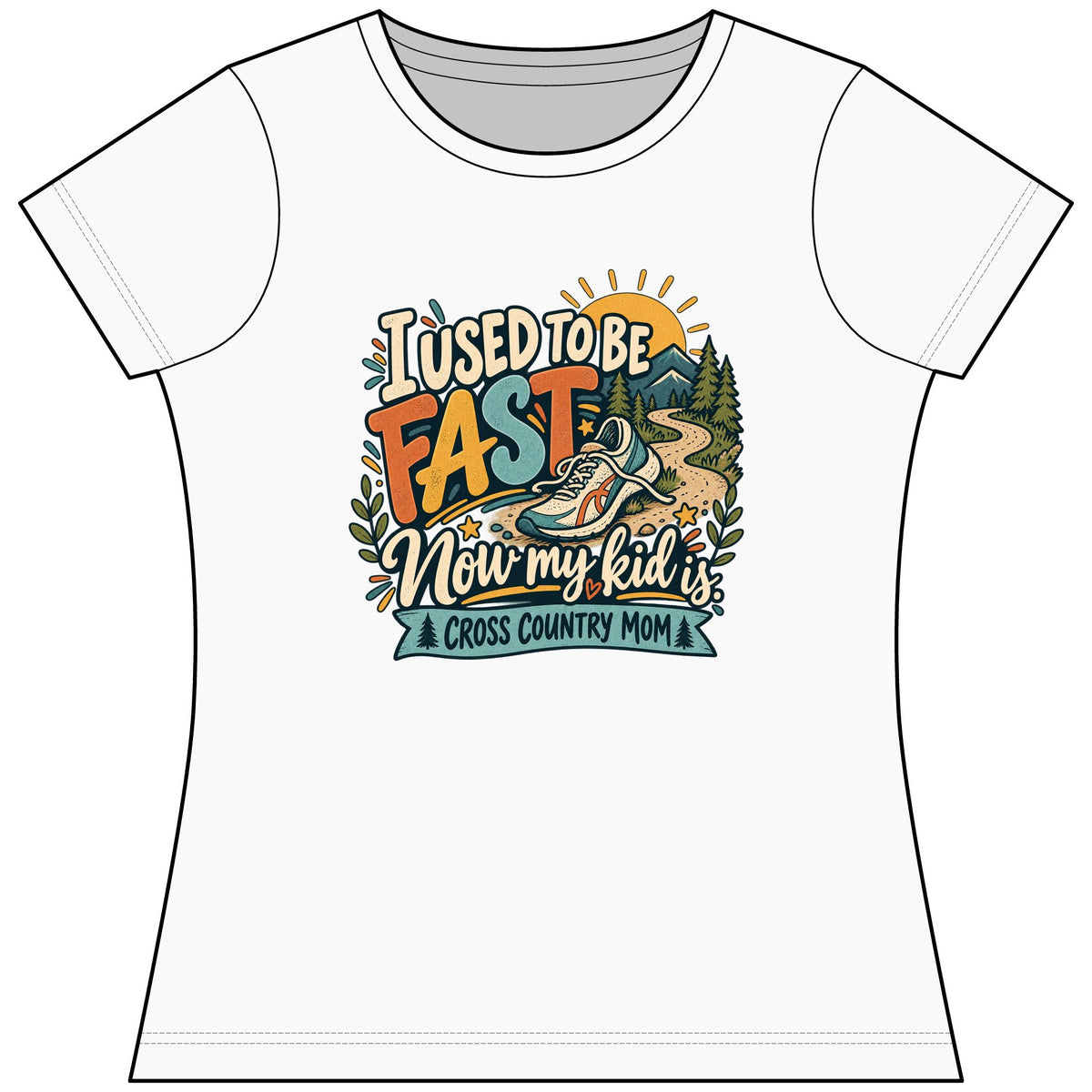 I used to be fast… now my kid is - Ringer Tee
