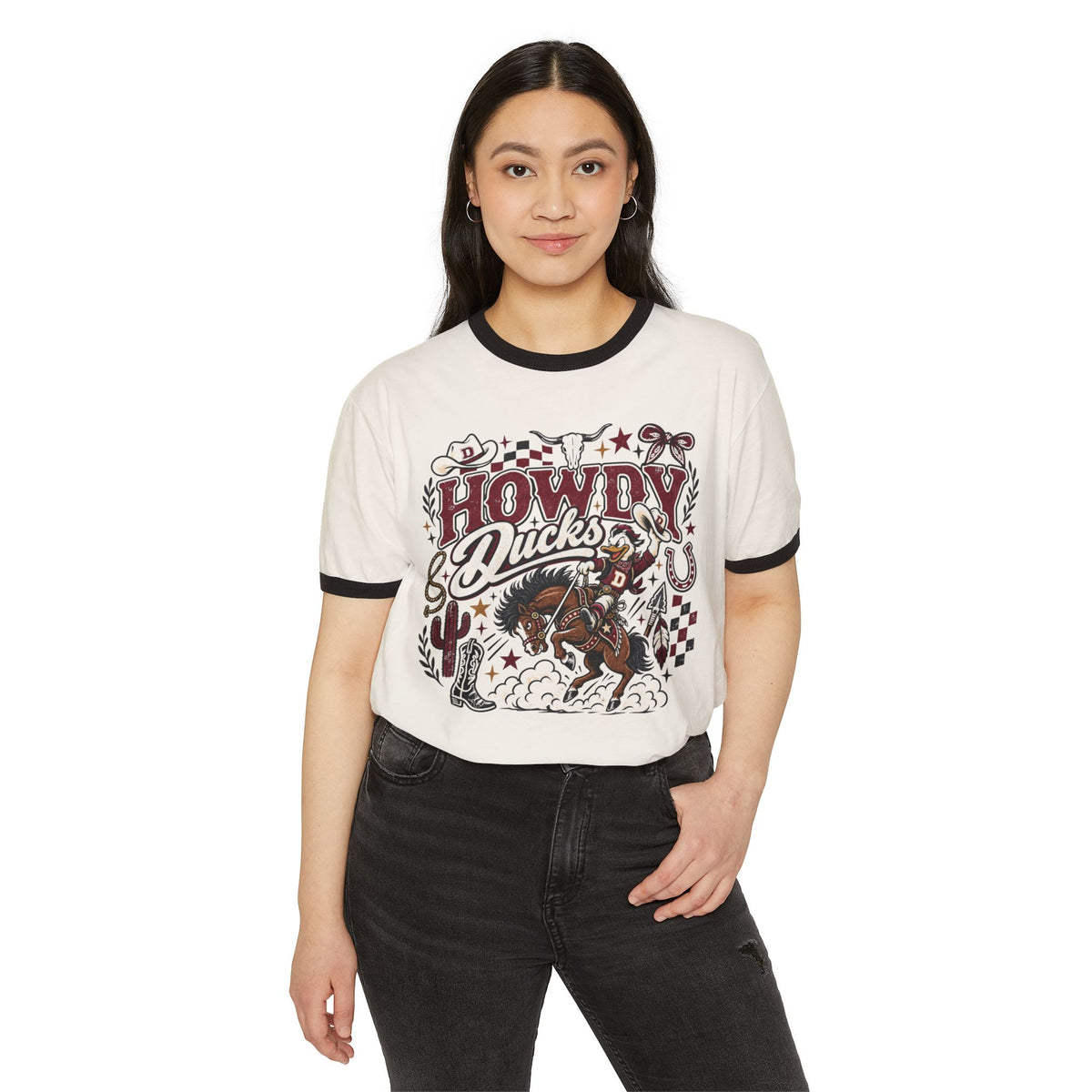 Howdy Ducks Western Cowboy T-Shirt