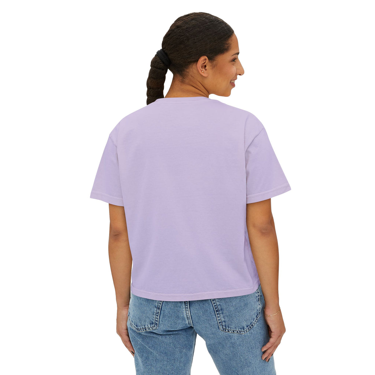 Track Mom Boxy Tee — "I Used To Be Fast Now I Just Yell Splits" Comfort Colors