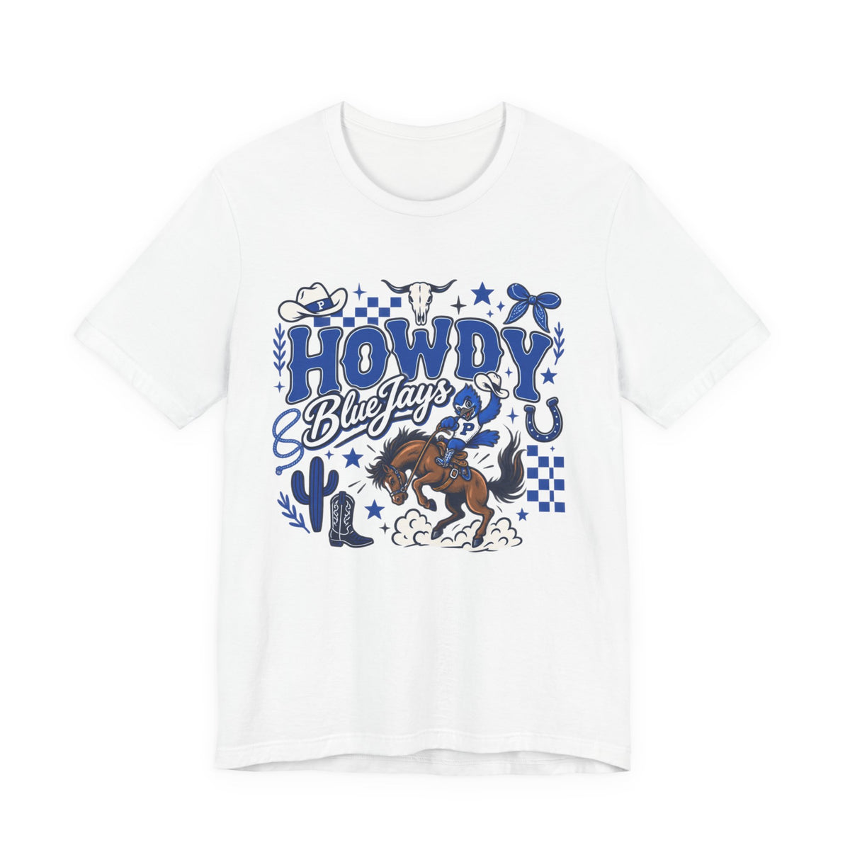 Howdy Blue Jays T-Shirt | Western Rodeo bronx Design