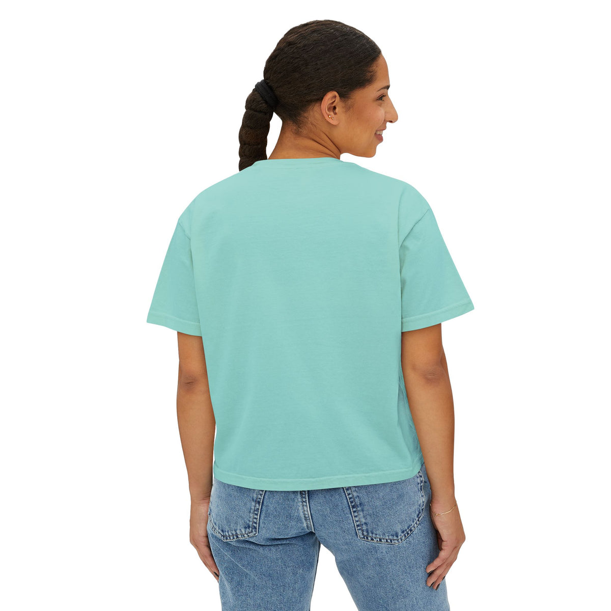 Track Mom Boxy Tee — "I Used To Be Fast Now I Just Yell Splits" Comfort Colors