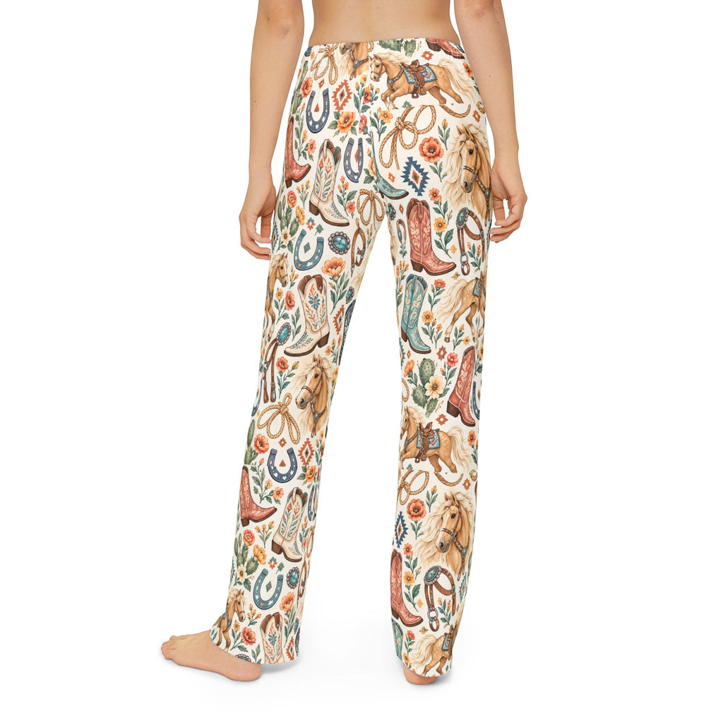 Kids Western Boho Print Lounge Pants