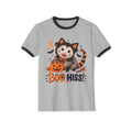 Halloween possum - Boo Hiss Unisex Cotton Ringer T-Shirt