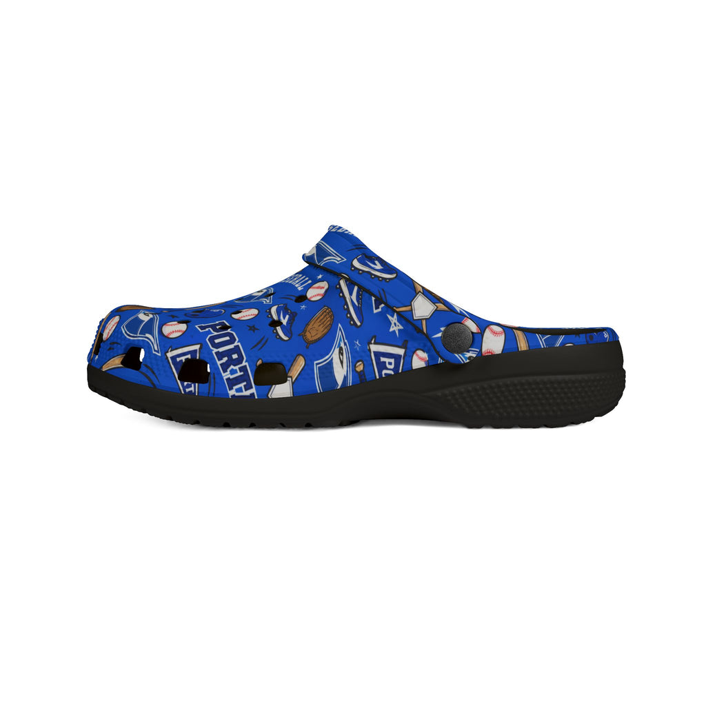Adult size PORTA Baseball Pattern EVA Foam Clogs