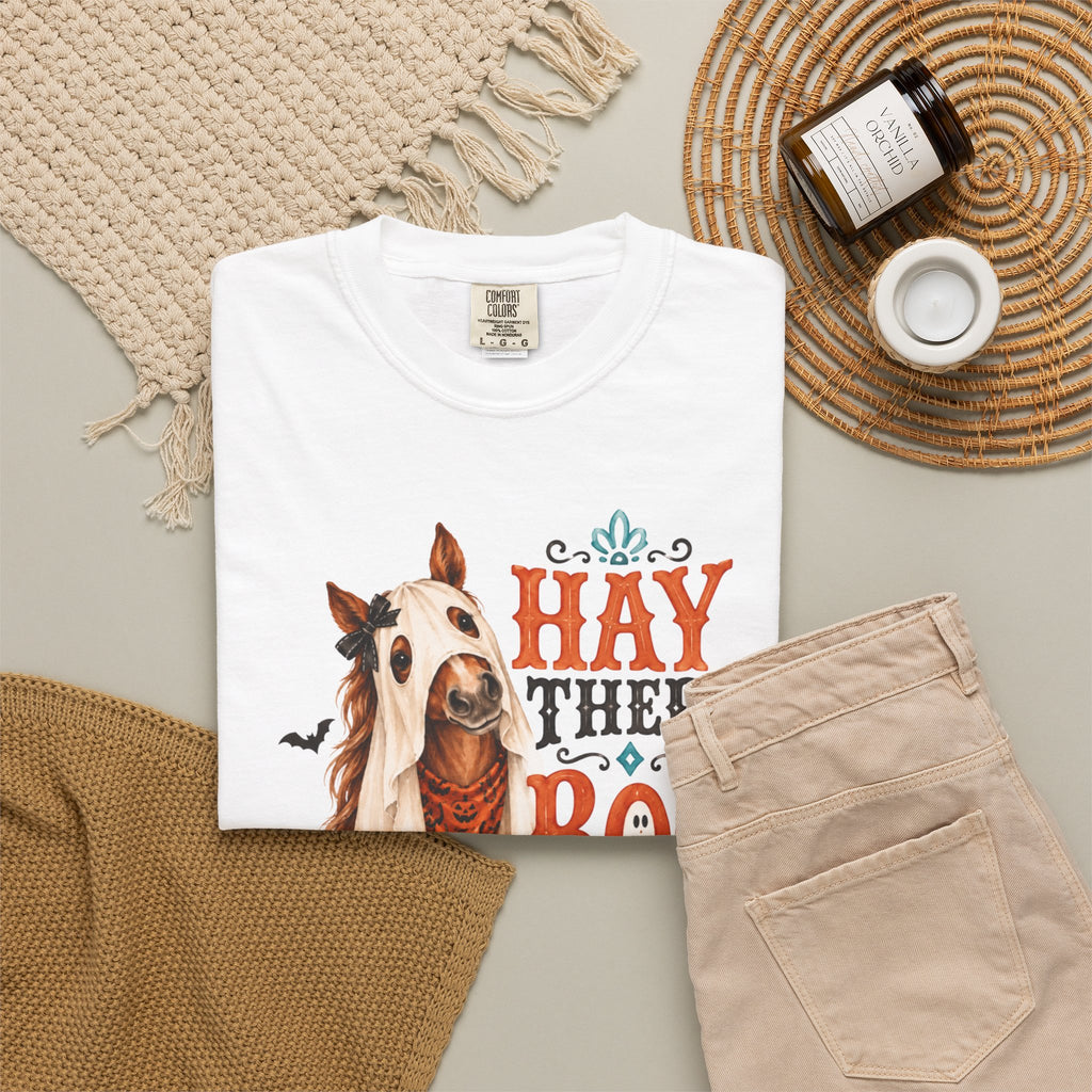 Halloween Hay There Boo!- Comfort Colors