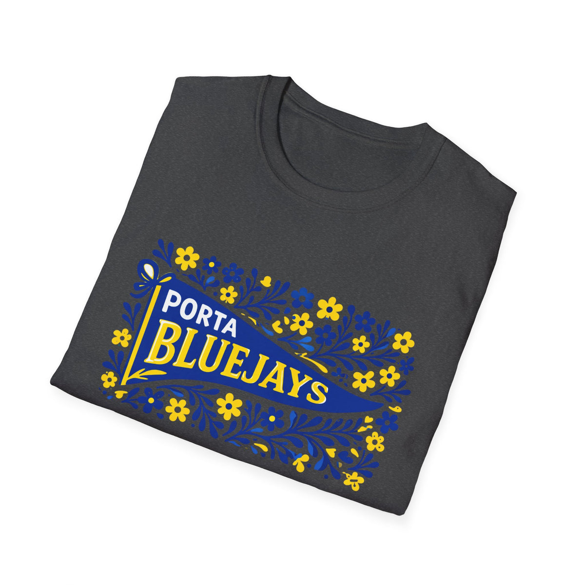 Porta Bluejays Floral Pennant T-Shirt