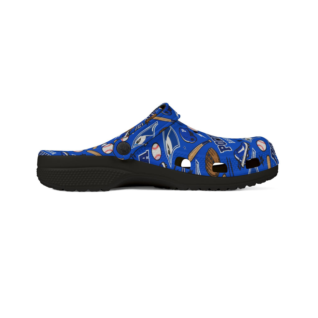 Adult size PORTA Baseball Pattern EVA Foam Clogs